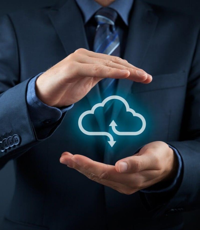 Cloud Strategy Development Devops Enabler - Premium Light Illustration Gallery - Desktop